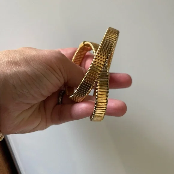 J. Crew Gold Coil Wrap Bracelet - Picture 4 of 14